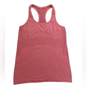 Lululemon 🍋 Swiftly Tech Racerback Heathered rank top size 8 in Atomic R…